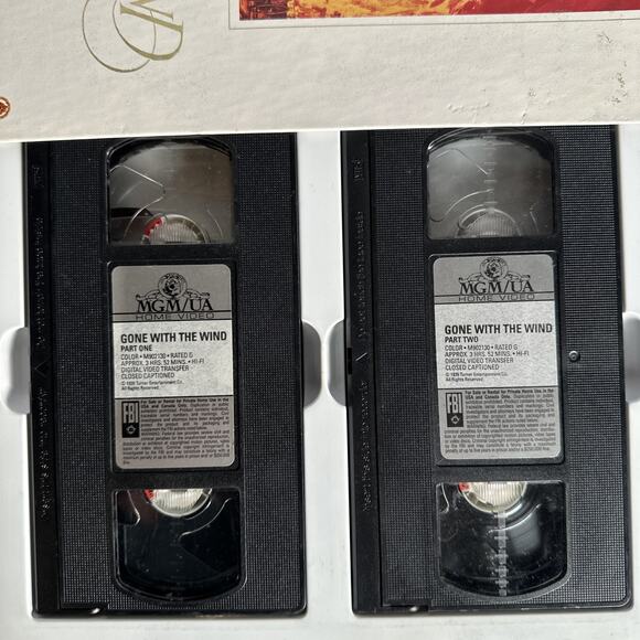 Gone With the Wind 2-Tape Box Set VHS Deluxe Edition - Picture 5 of 5